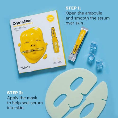 Dr. Jart Cryo Rubber Face Mask With Brightening Vitamin C 1ea