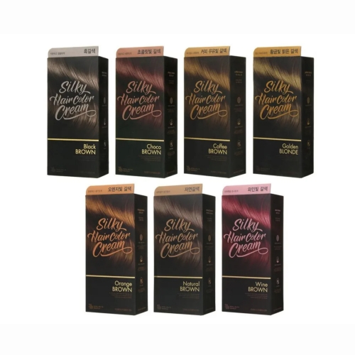 THE FACE SHOP Silky Hair Color Cream 60ml (7color)