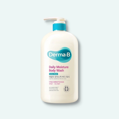 DermaB Daily Moisture Body Wash 1000ml (Cotton Musk)