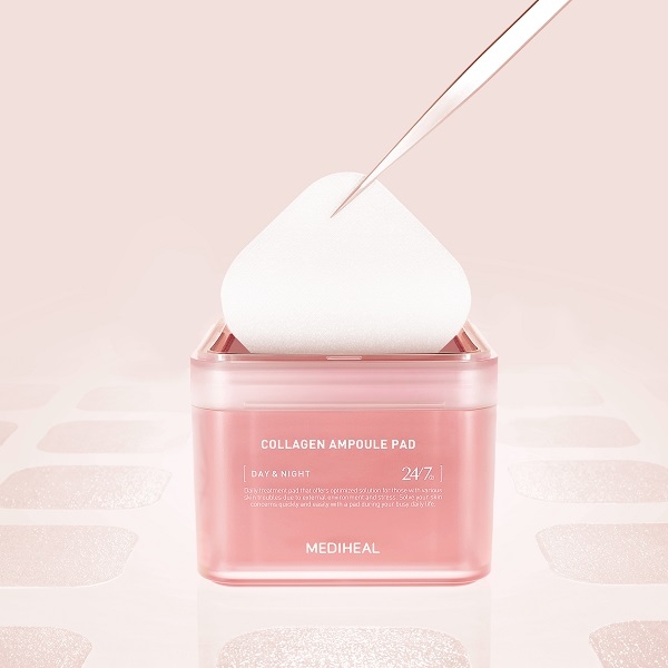 MEDIHEAL Collagen Ampoule Pad 100EA