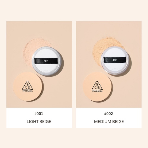 3CE NATURAL FINISH LOOSE POWDER 8.5g (2colors)