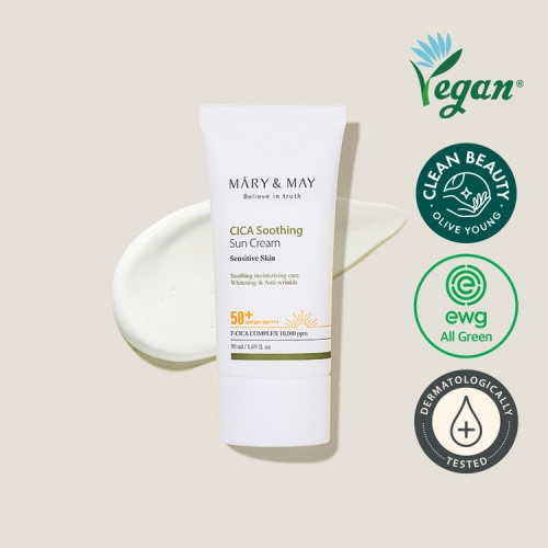 Mary&May Vegan CICA Soothing Sun Cream 50ml