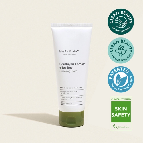 Mary&May Houttuynia Cordata+Tea Tree Cleansing Foam 150ml