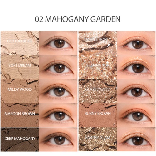 rom&nd Better Than Palette #02 Mahogany Garden