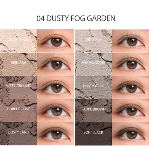 rom&nd Better Than Palette #04 Dusty Fog Garden