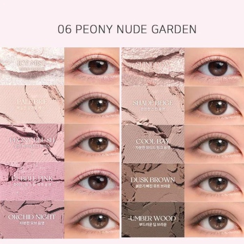 rom&nd Better Than Palette #06 Peony Nude Garden