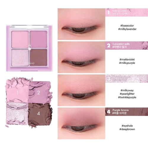 rom&nd Better Than Eyes Milk Edition #W01 Dry Lavender
