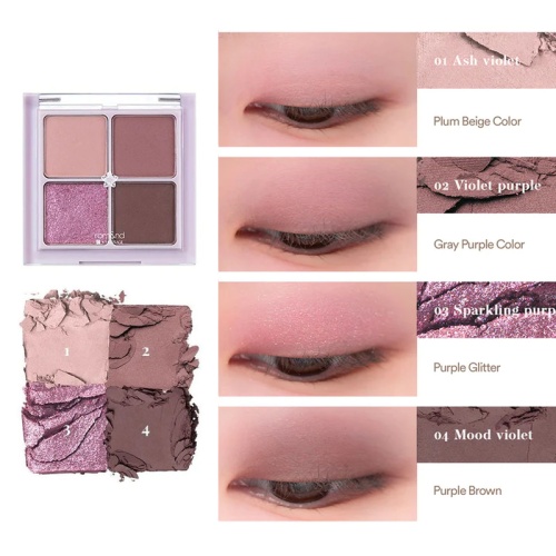 rom&nd Better Than Eyes N Series 6g #N02 Dry Violet