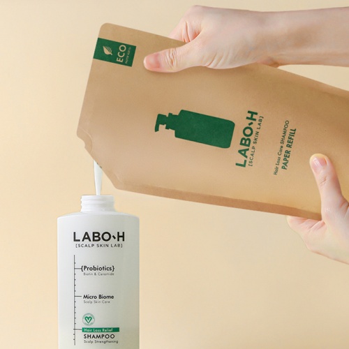 LABO-H Scalp Strengthening Clinic Shampoo Hair Loss Care 400ml (Refill)