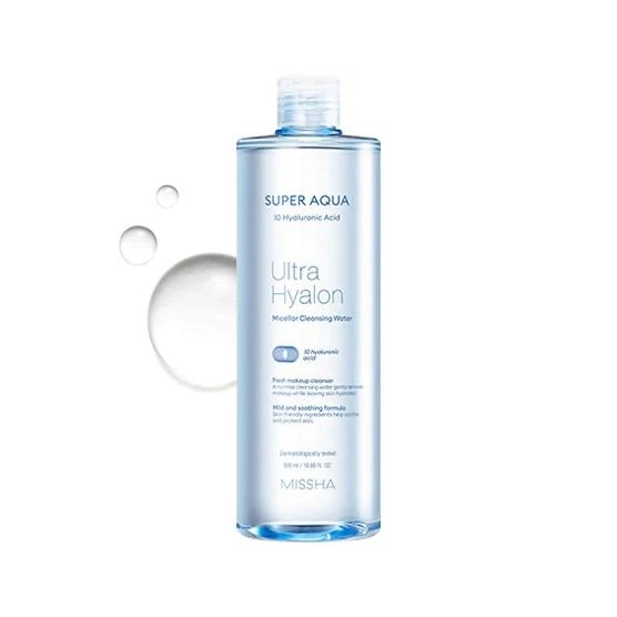 MISSHA Super Aqua Ultra Hyalron Micellar Cleansing Water 500ml