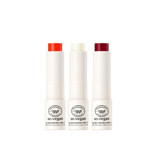 So'Natural Vegan Sal Butter Melting Lip 3.8g (3Color)