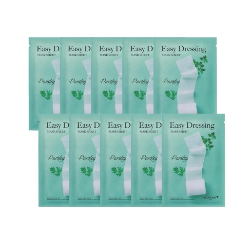 SKINFOOD Easy Dressing Mask Sheet 10EA (Parsley Water)