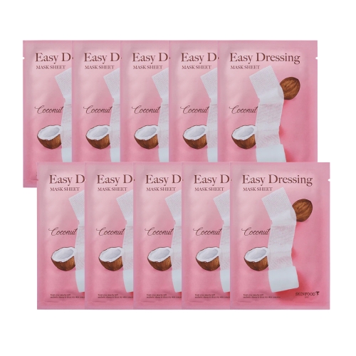 SKINFOOD Easy Dressing Mask Sheet 10EA (Coconut Jelly)