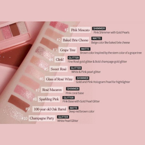 ETUDE Play Play Color Eyes #Rose Wine 0.7g*10