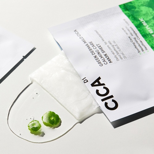Nature Republic green Derma Mild Cica Calming Care Mask Sheet 10ea