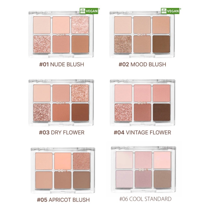 BBIA Last Ready to Wear Eye Palette 5g (6 Colors)