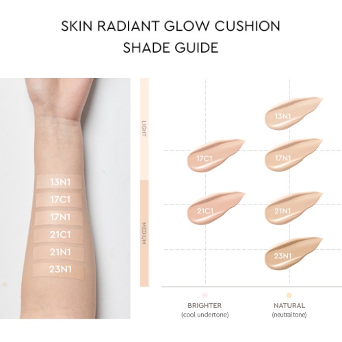 HERA Skin Radiant Glow Cushion Spf 40 / Pa++ 15g (Refill)