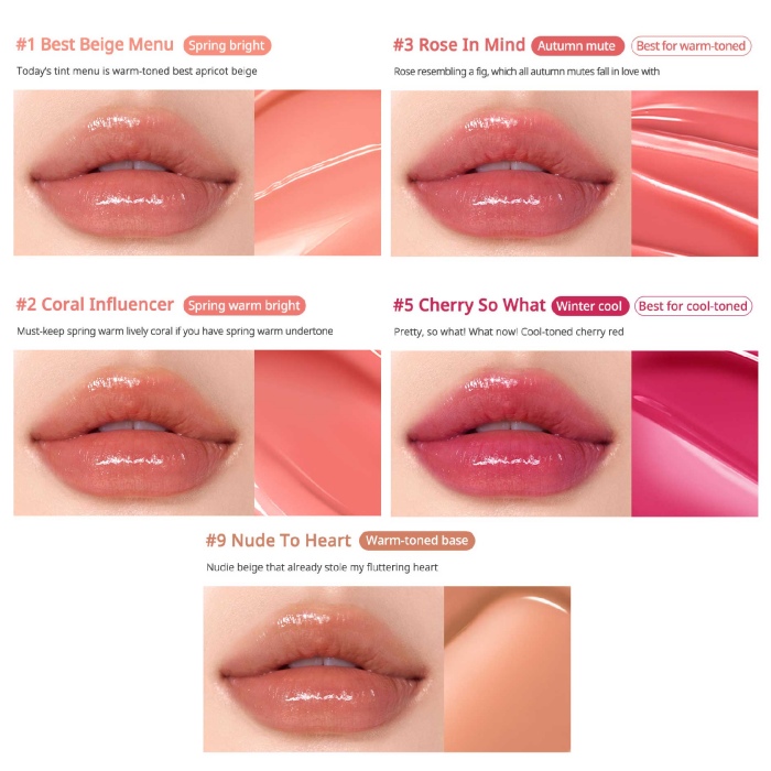 PERIPERA Ink Mood Glowy Tint 4g (5color)