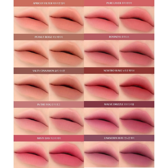 3CE BLUR MATTE LIPSTICK 4g (12color)