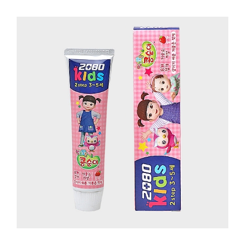 DAISO 2080 Kids Toothpaste Low Fluoride 70g - Berry Flavor