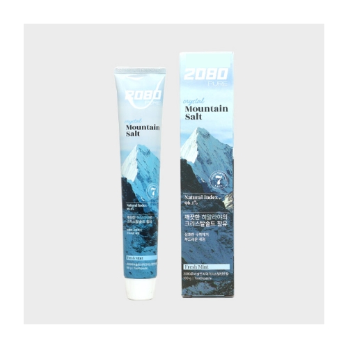 DAISO 2080 Pure Mountain Crystal Salt Toothpaste 100g