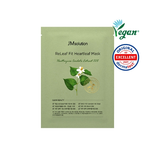 DAISO JM SOLUTION Releaf Fit Heartleaf Mask 1EA