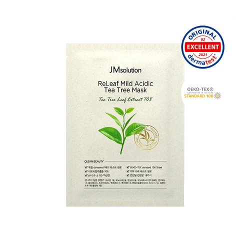 DAISO JM SOLUTION Releaf Mild Acidic Tea Tree Mask 1EA