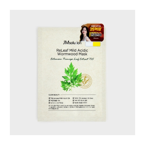 DAISO JM SOLUTION Releaf Mild Acidic Wormwood Mask 1EA