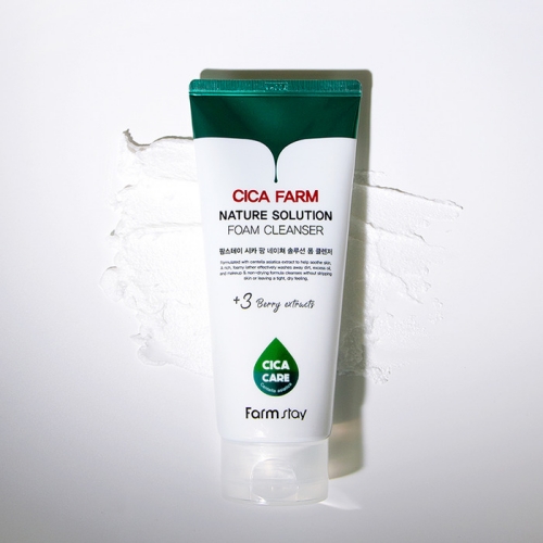 Farmstay Cica Farm Nature Solution Foam Cleanser 180ml