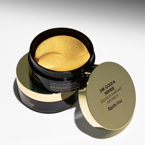 Farmstay 24k Gold & Peptide Solution Ampoule Eye Patch 60EA
