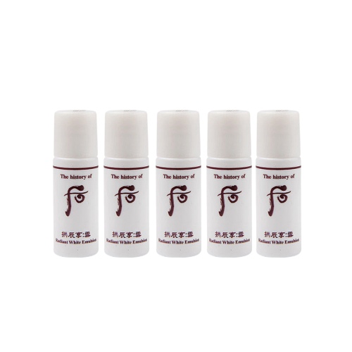 The Whoo Gongjinhyag : Seol Radiant White Emulsion 5ml * 5pcs