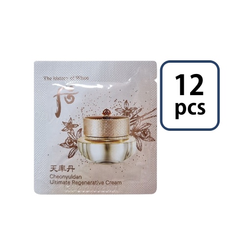 The Whoo Cheonyuldan Ultimate Regerating Cream Sachet 1ml*12pcs