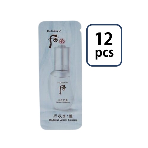 The Whoo Gongjinhyang Radiant White Essence Sachet 1ml*12pcs