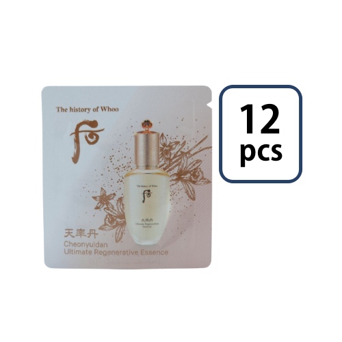 The Whoo Cheonyuldan Ultimate Regenerating Essence Sachet 1ml*12pcs