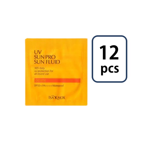 ISA KNOX UV Sun Pro 365 Extreme Sun Fluid Sachet 1ml*12pcs