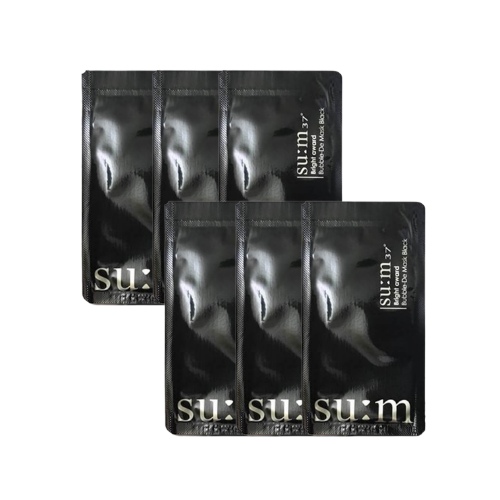 Sum37 Bright Award Bubble-De Mask Black Sachet 4.5ml*6ea