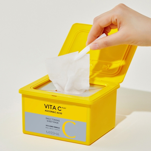 MISSHA VITA C plus Daily Toning Sheet Mask 350 ml / 30 sheets