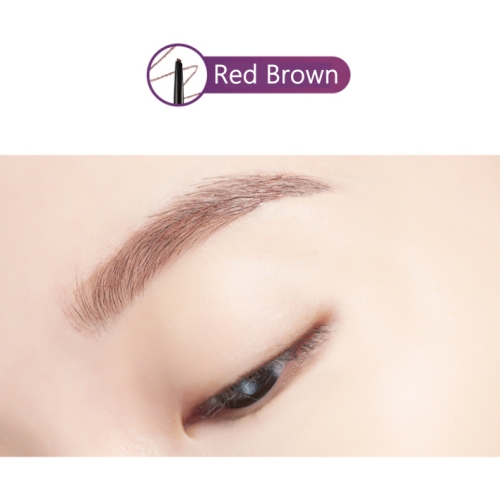 MISSHA Ultra Powerproof Brow Slim Pencil #Red Brown