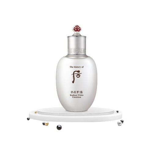 The history of Whoo Gongjinhyang Seol Radiant White Emulsion 110ml