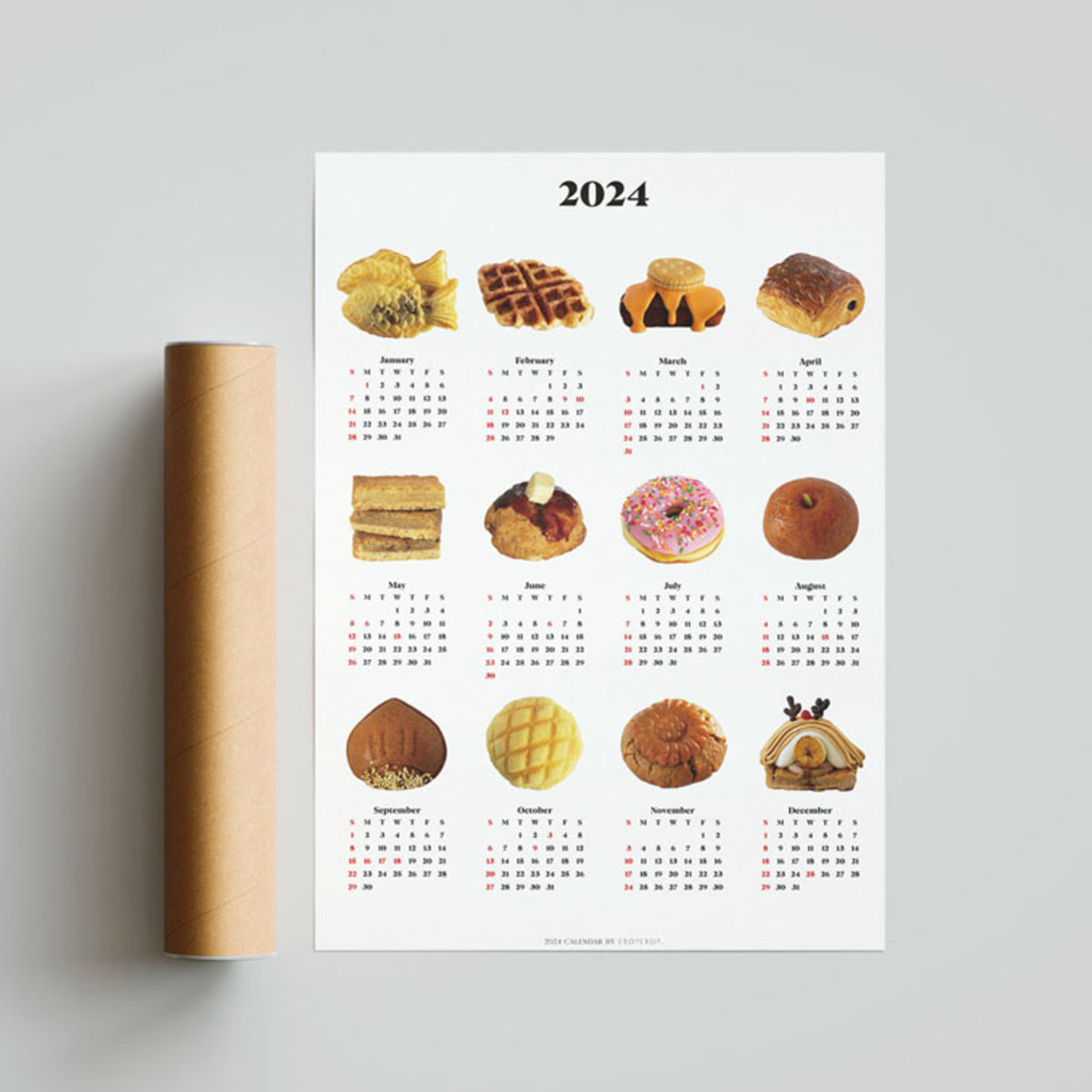 CropCrop 2024 Bread Calendar Poster