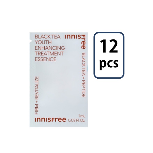 Innisfree Black Tea Youth Enhancing Treatment Essence Sachet 1ml  * 12ea