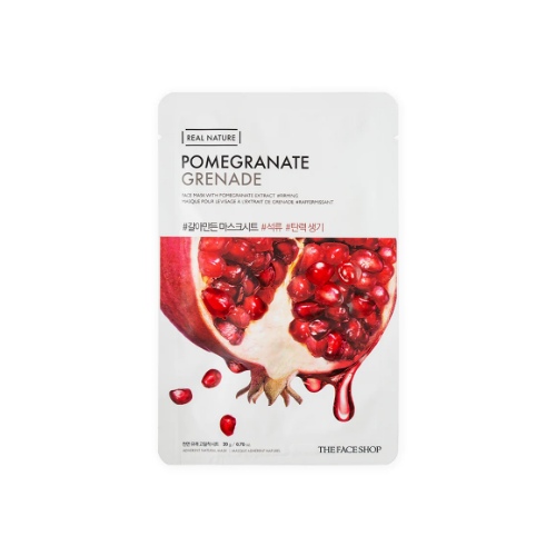 THE FACE SHOP Real Nature Sheet Mask (Pomegranate) 1EA