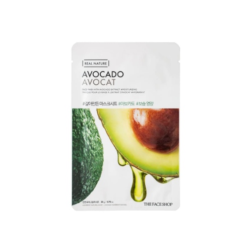 THE FACE SHOP Real Nature Sheet Mask (Avocado) 1EA