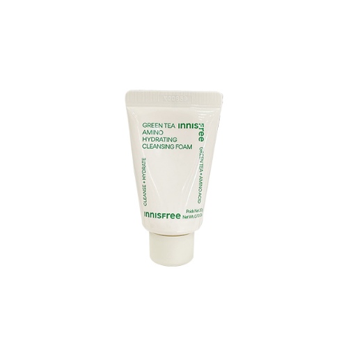 Innisfree Green Tea Amino Hydrating Cleansing Foam Sample mini 30g