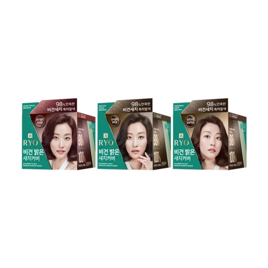 Ryo Bright & Mild Premium Vegan Hairdye Cream 120g