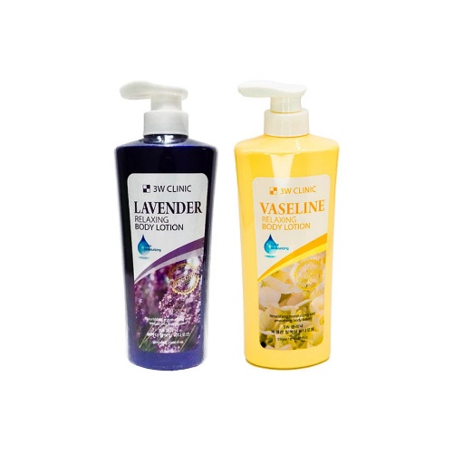 3W Clinic Relaxing Body Lotion 550ml (2Type)