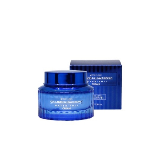 3W Clinic Collagen & Hyaluronic Water-Full Cream 55g