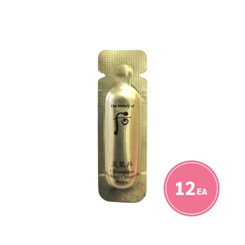 The history of Whoo Cheongidan Radiant Cleansing Foam Sachet 1ml*12ea