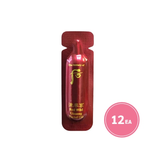 The history of Whoo Jinyulhyang Red Wild Ginseng Facial Oil 0.5ml*12ea