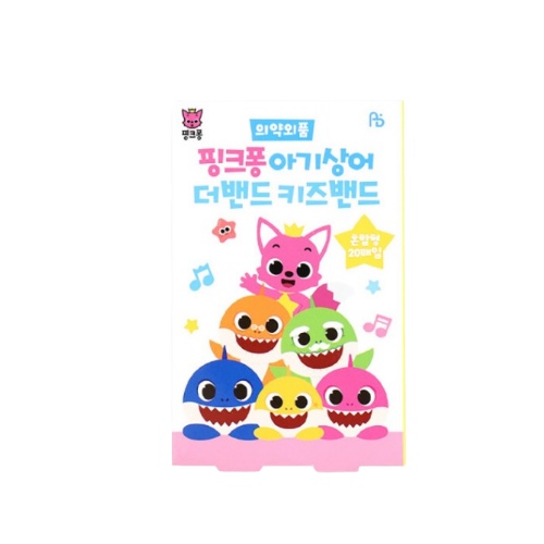 DAISO Pinkfong Kids Bandage 22ea Set